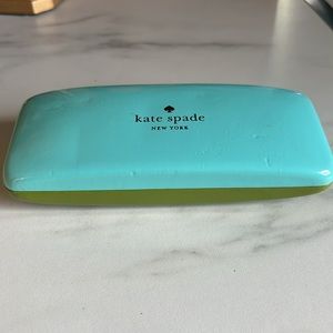 Kate Spade Sunglasses Glasses Hard Case Teal Green